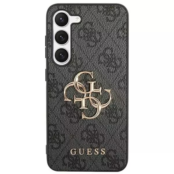 Etui Guess GUHCS24S4GMGGR für Samsung Galaxy S24 S921 czarny/black hardcase 4G Big Metal Logo