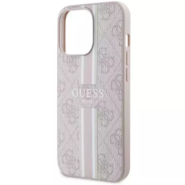 Etui Guess GUHMP13XP4RPSP für iPhone 13 Pro Max 6,7" Hardcase 4G bedruckte Streifen MagSafe