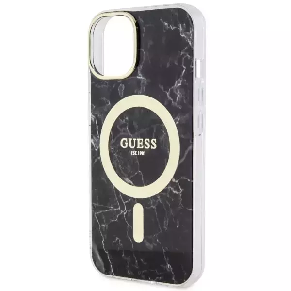 Etui Guess GUHMP14SPCUMAK für iPhone 14 6,1" Hardcase Marble MagSafe