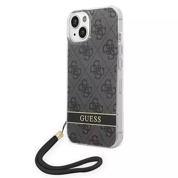 Etui Guess GUOHCP14MH4STK für Apple iPhone 14 Plus 6,7" Czarny/Black Hardcase 4G Print Strap