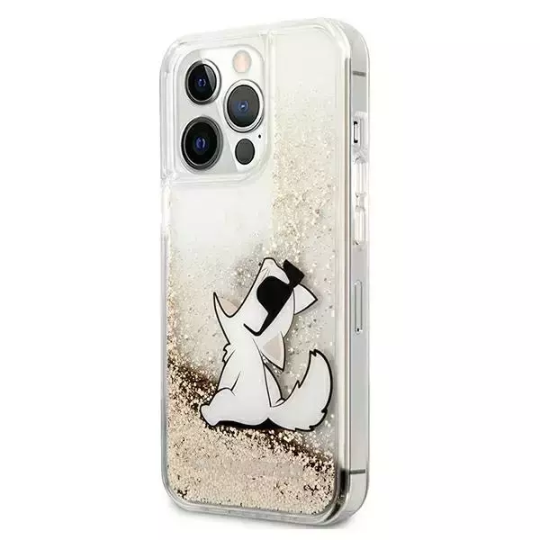 Etui Karl Lagerfeld KLHCP13XGCFD für iPhone 13 Pro Max 6,7" Hardcase Liquid Glitter Choupette Fun