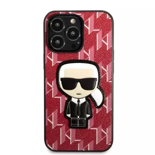 Etui Karl Lagerfeld KLHCP13XPMNIKPI für iPhone 13 Pro Max 6,7" Hardcase Monogram Ikonik Patch