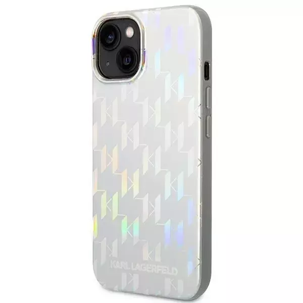 Etui Karl Lagerfeld KLHCP14MLGMSV3 für iPhone 14 Plus 6,7" Hardcase Monogram Iridescent