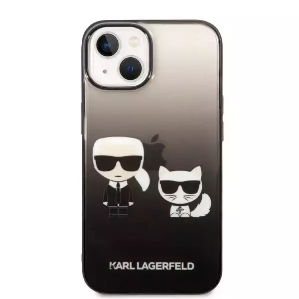 Etui Karl Lagerfeld KLHCP14MTGKCK für Apple iPhone 14 Plus 6,7" Hardcase Gradient Ikonik Karl