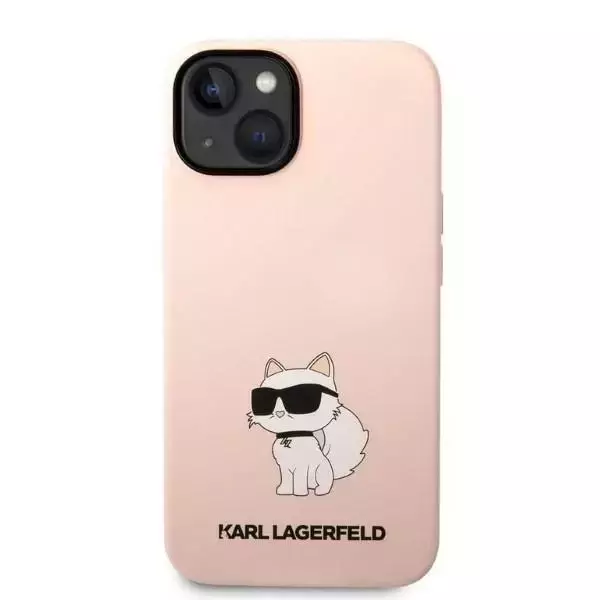 Etui Karl Lagerfeld KLHCP14SSNCHBCP für Apple iPhone 14 6,1" Hardcase Silikon Choupette