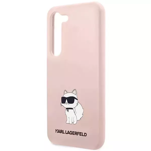 Etui Karl Lagerfeld KLHCS23SSNCHBCP für Samsung Galaxy S23 S911 Hardcase Silikon Choupette