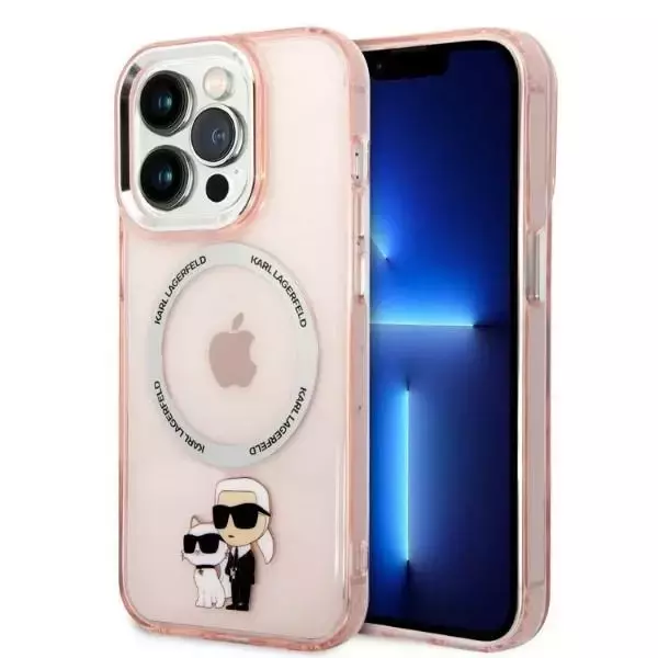 Etui Karl Lagerfeld KLHMP14LHNKCIP für iPhone 14 Pro 6,1" Hardcase Iconic Karl