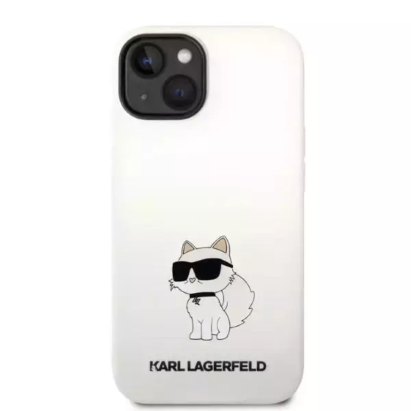 Etui Karl Lagerfeld KLHMP14MSNCHBCH für iPhone 14 Plus 6,7" Hardcase Silikon Choupette MagSafe