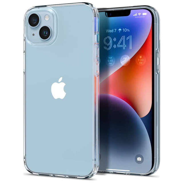 Etui Obudowa Hülle Spigen Liquid Crystal für Apple iPhone 14 Crystal Clear