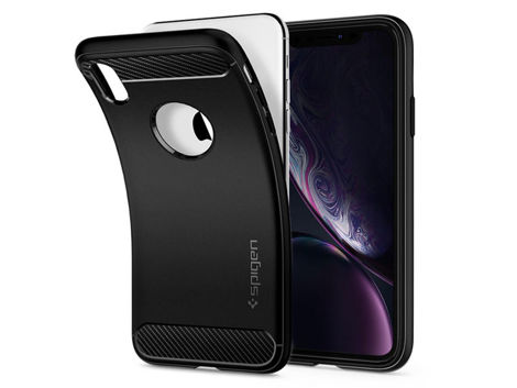 Etui Spigen Rugged Armor Apple iPhone Xr Mattschwarz