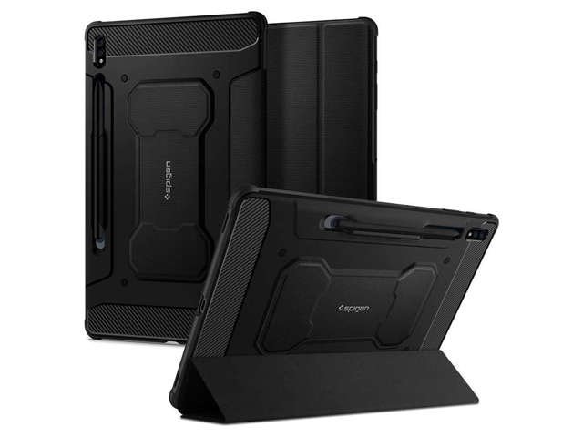 Etui Spigen Rugged Armor Pro für Samsung Galaxy Tab S7 11.0 T870/T875 Schwarz