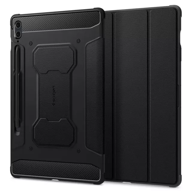 Etui Spigen Rugged Armor „Pro“ für Samsung Galaxy Tab S9 FE Plus 12.4 X610 / X616B Schwarz