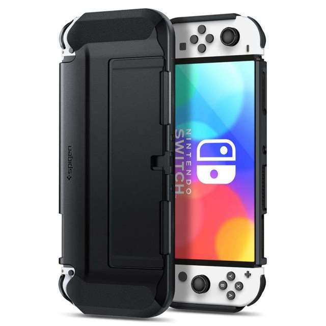 Etui Spigen Thin Fit Case für Nintendo Switch Oled Black