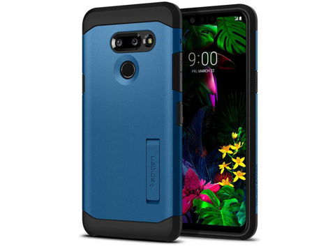 Etui Spigen Tough Armor LG G8 ThinQ Blau