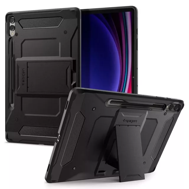 Etui Spigen Tough Armor „Pro“ für Samsung Galaxy Tab S9 Plus 12.4 X810 / X816B Schwarz