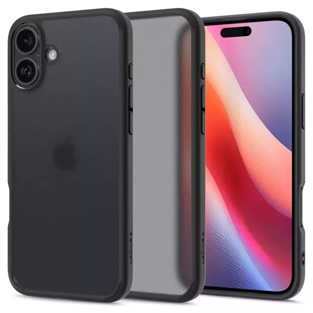 Etui Spigen Ultra Hybrid für Apple iPhone 16 Frost Black