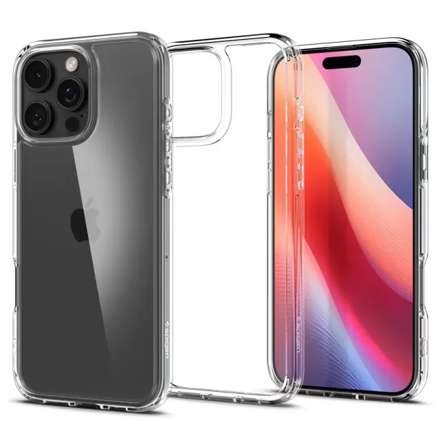 Etui Spigen Ultra Hybrid für Apple iPhone 16 Pro Crystal Clear