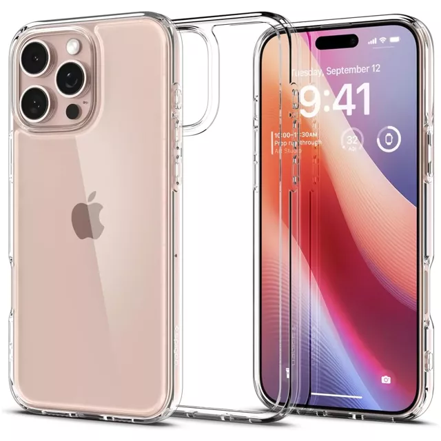 Etui Spigen Ultra Hybrid für Apple iPhone 16 Pro Crystal Clear