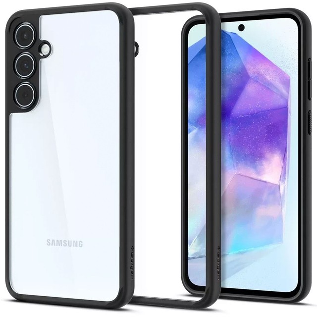 Etui Spigen Ultra Hybrid für Samsung Galaxy A55 5G Mattschwarz