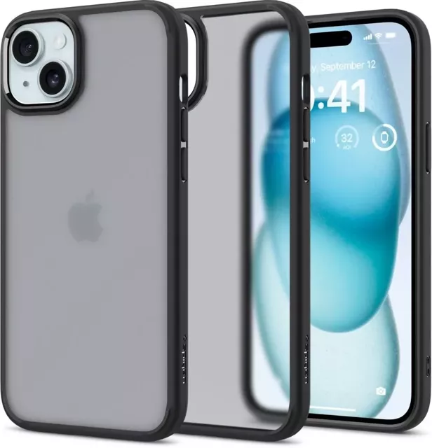 Etui Spigen Ultra Hybrid für iPhone 15 Frostschwarz