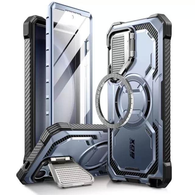 Etui Supcase IBLSN ArmorBox Mag Safe für Samsung Galaxy S24 Ultra Tilt