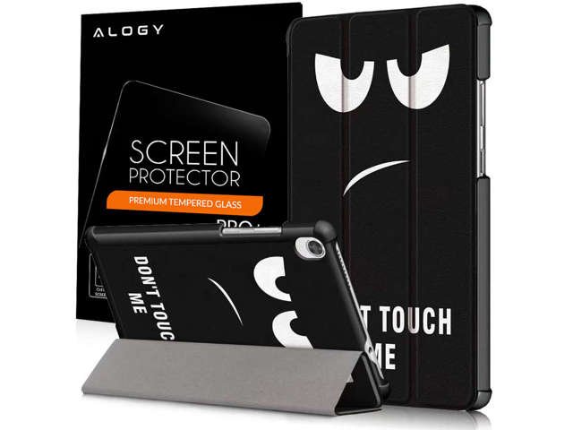 Etui für das Tablet Alogy Book Cover für Lenovo Tab M8 TB-8505 Don't Touch My Pad Szkło