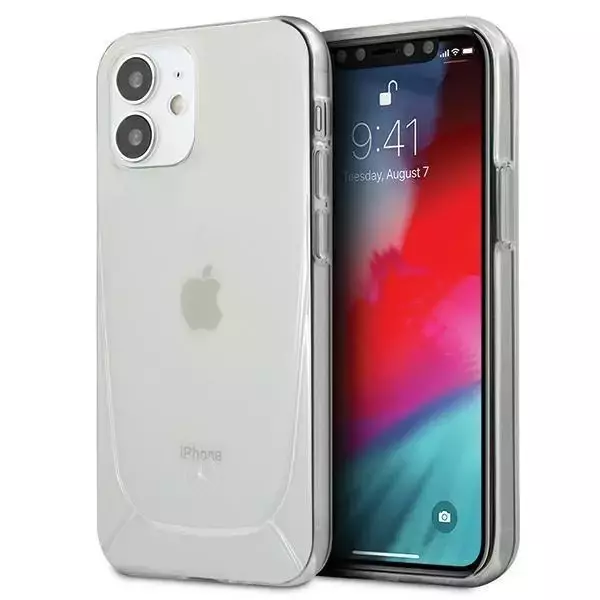 Etui ochronne Mercedes MEHCP12SARCT für Apple iPhone 12 Mini 5,4" durchsichtige Hardcase Transparent Line