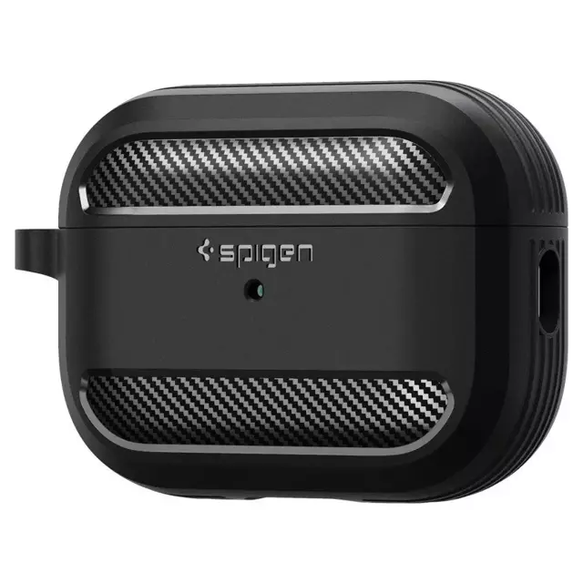 Etui ochronne Spigen Rugged Armor für Apple AirPods Pro 1 / 2 Mattschwarz