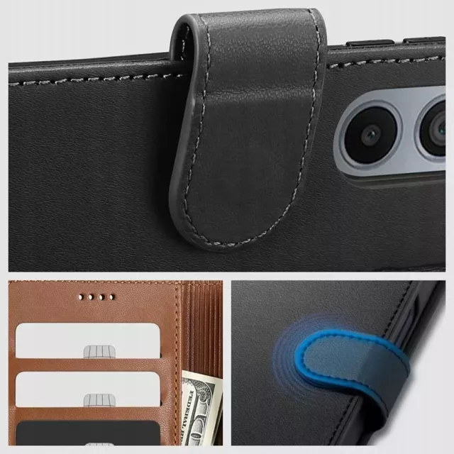 Etui portfel Wallet für Samsung Galaxy S24 Plus Schwarz
