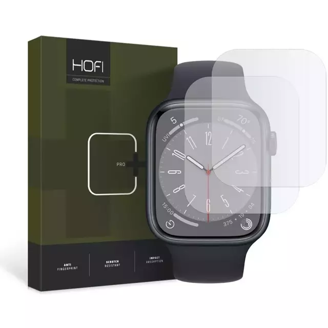 FOLIA HYDROŻELOWA HOFI HYDROFLEX PRO 2ER-PACK APPLE WATCH 4 / 5 / 6 / 7 / 8 / SE (44 / 45 MM) KLAR