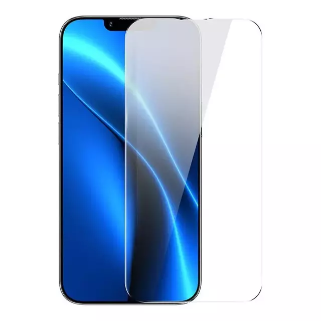 Gehärtetes Glas 0,3 mm Baseus Crystal für iPhone 14 Plus/13 Pro Max (2 Stück)