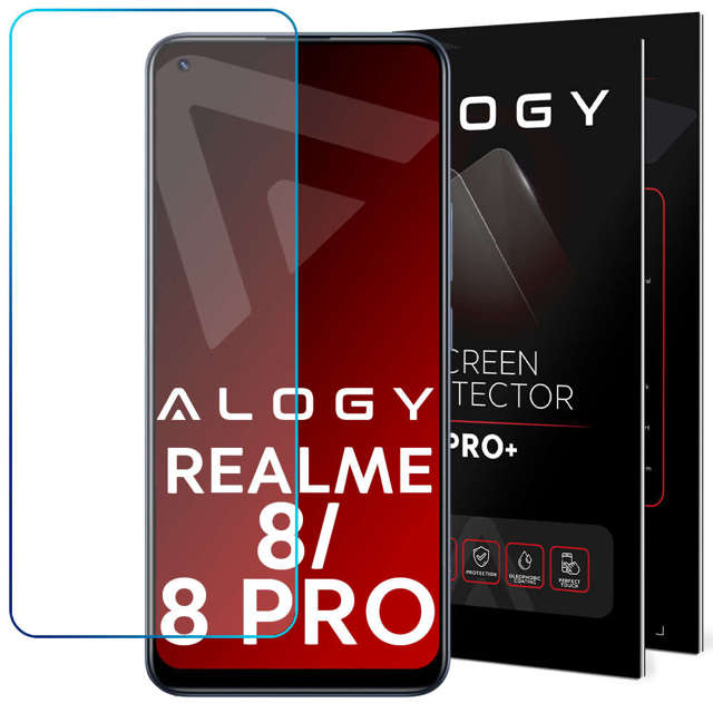 Gehärtetes Glas 9H Alogy Schutzglas für den Bildschirm für Realme 8/8 Pro