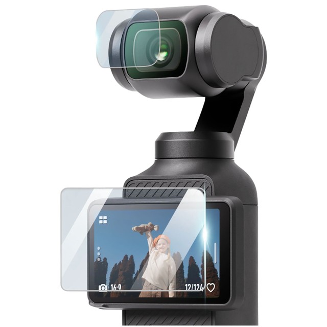 Gehärtetes Glas für DJI Osmo Pocket 3 für den Alogy Screen Protector PRO Kamerabildschirm