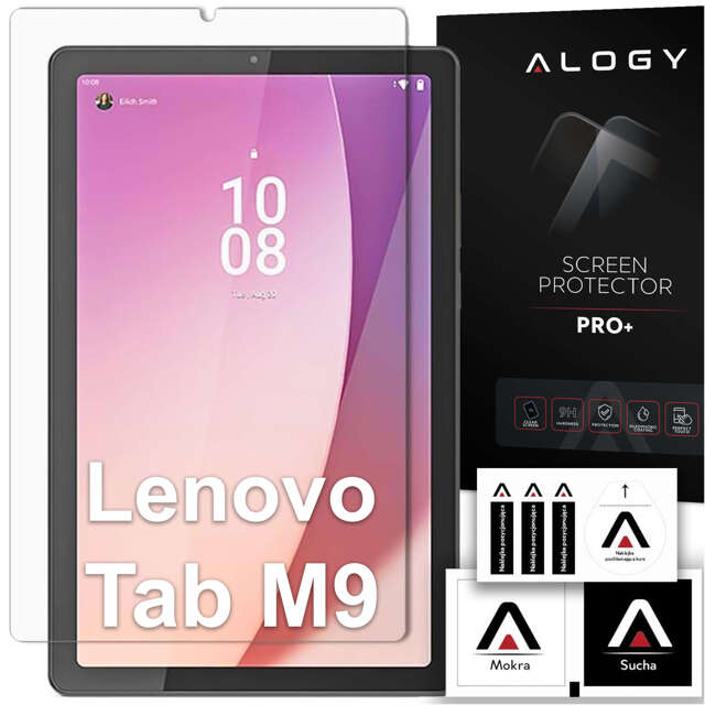 Gehärtetes Glas für Lenovo Tab M9 9 TB310 TB-310FU TB-310XU 2023 Alogy Displayschutzfolie Pro 9H