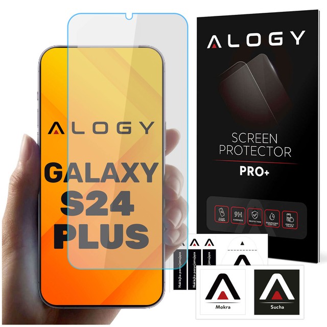 Gehärtetes Glas für Samsung Galaxy S24 Plus für Displayschutz Pro 9H Alogy