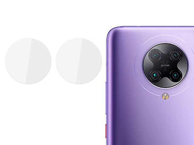 Gehärtetes Glas x2 Alogie für die hintere Linse für Xiaomi Redmi K30 Pro