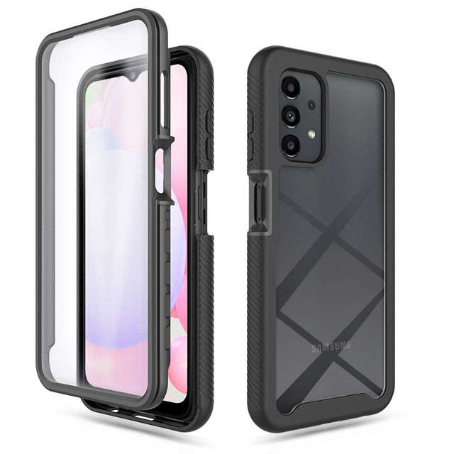 Gepanzerte Hülle Defense360 ShockProof Hülle für Galaxy A13 4G / LTE Schwarz