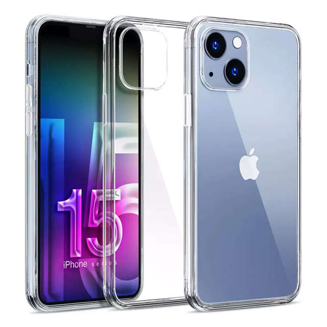 Gepanzerte Hülle für iPhone 15 Plus 3mk Armor Case Klare, schützende transparente Rückseite