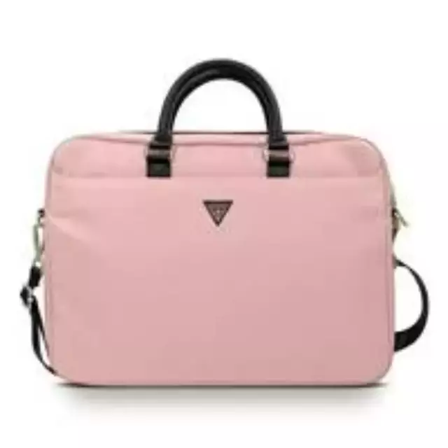 Guess Bag GUCB15NTMLLP 16 &quot;pink / pink Nylon Triangle Logo