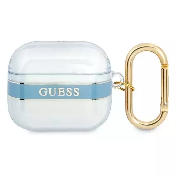 Guess GUA3HHTSB AirPods 3 Cover niebieski/blue Strap Collection