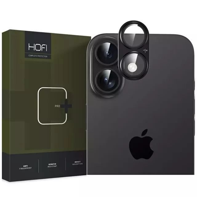 Hofi Fullcam Pro iPhone 16/16 Plus Schwarze Kameraabdeckung