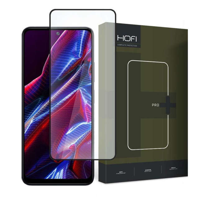 Hofi Glass PRO Panzerglas für Xiaomi Redmi Note 12 5G / Poco X5 5G Schwarz