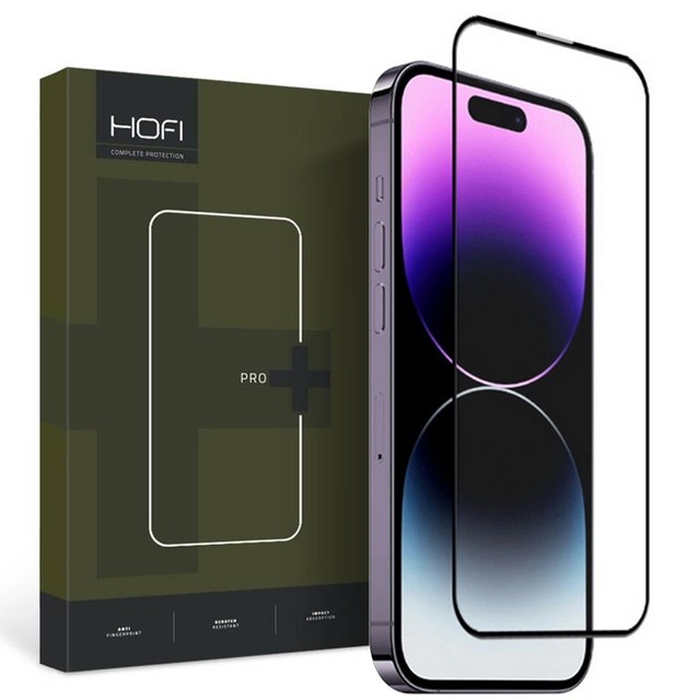 Hofi Glass Pro Panzerglas für Apple iPhone 15 Pro Schwarz