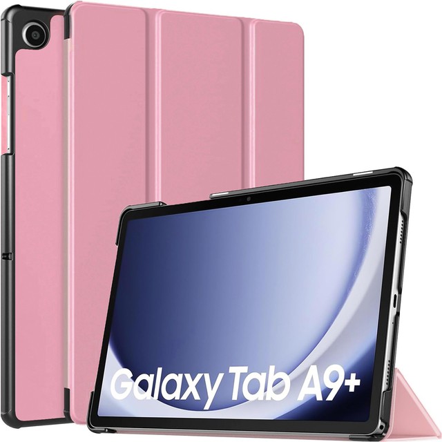 Hülle für Samsung Galaxy Tab A9 2023 11" (X210/X215/X216) Alogy Book Cover Case Schutzhülle aus rosa Glas