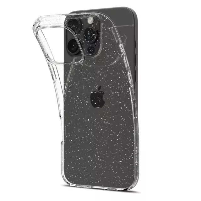 Hülle für iPhone 16 Pro Spigen Liquid Crystal Schutzhülle Glitzerkristall