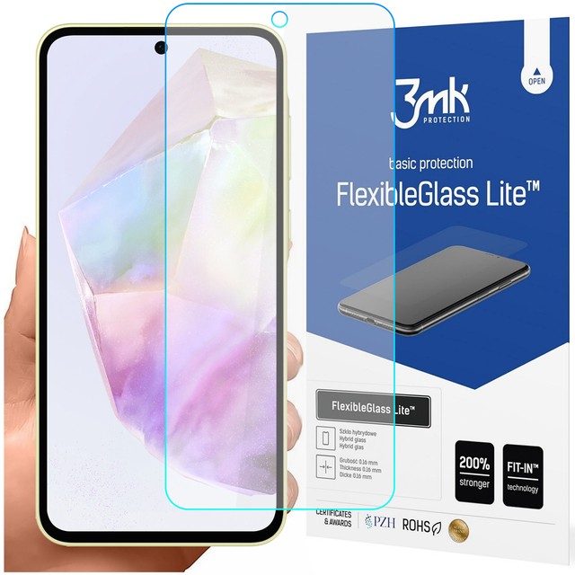 Hybridglas für Samsung Galaxy A35/A55 5G – 3mk FlexibleGlass Lite™