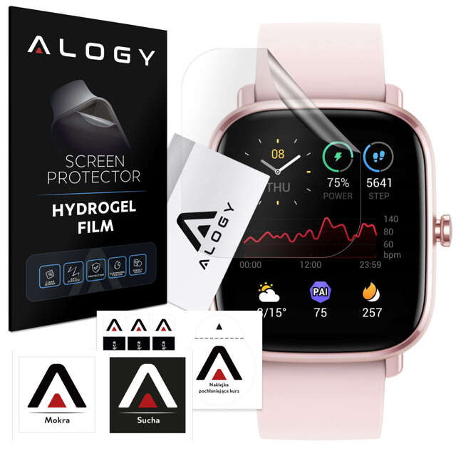 Hydrogel Alogy Hydrogel-Schutzfolie für Smartwatch für Xiaomi Amazfit GTS 2 Mini