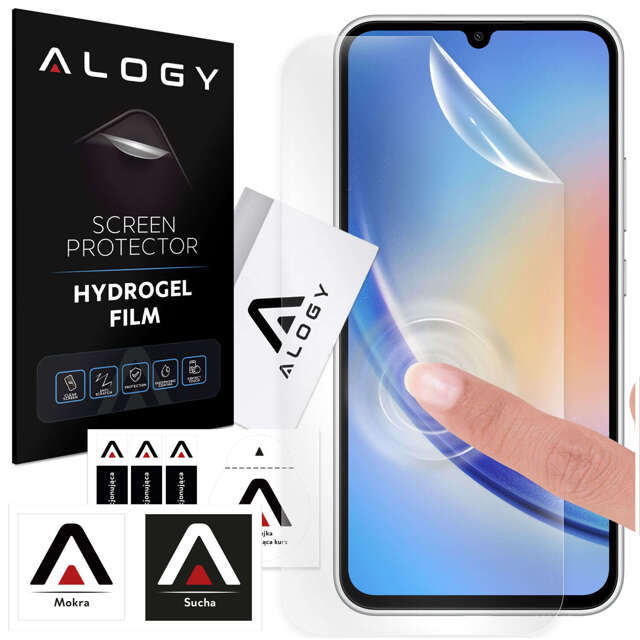 Hydrogelfolie für Samsung Galaxy A34 4G / 5G Handy-Displayschutz Alogy Hydrogelfolie