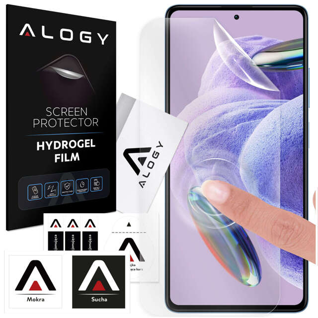 Hydrogelfolie für Xiaomi Redmi Note 12 5G / Poco X5 5G Handy-Displayschutz Alogy Hydrogelfolie