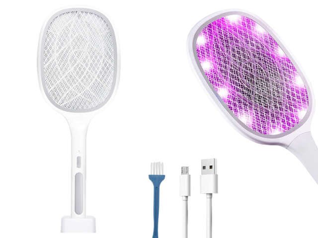 Insektenvernichter Lampe 10 LED UV Alogy tragbare Insektenfalle Insekten weiß